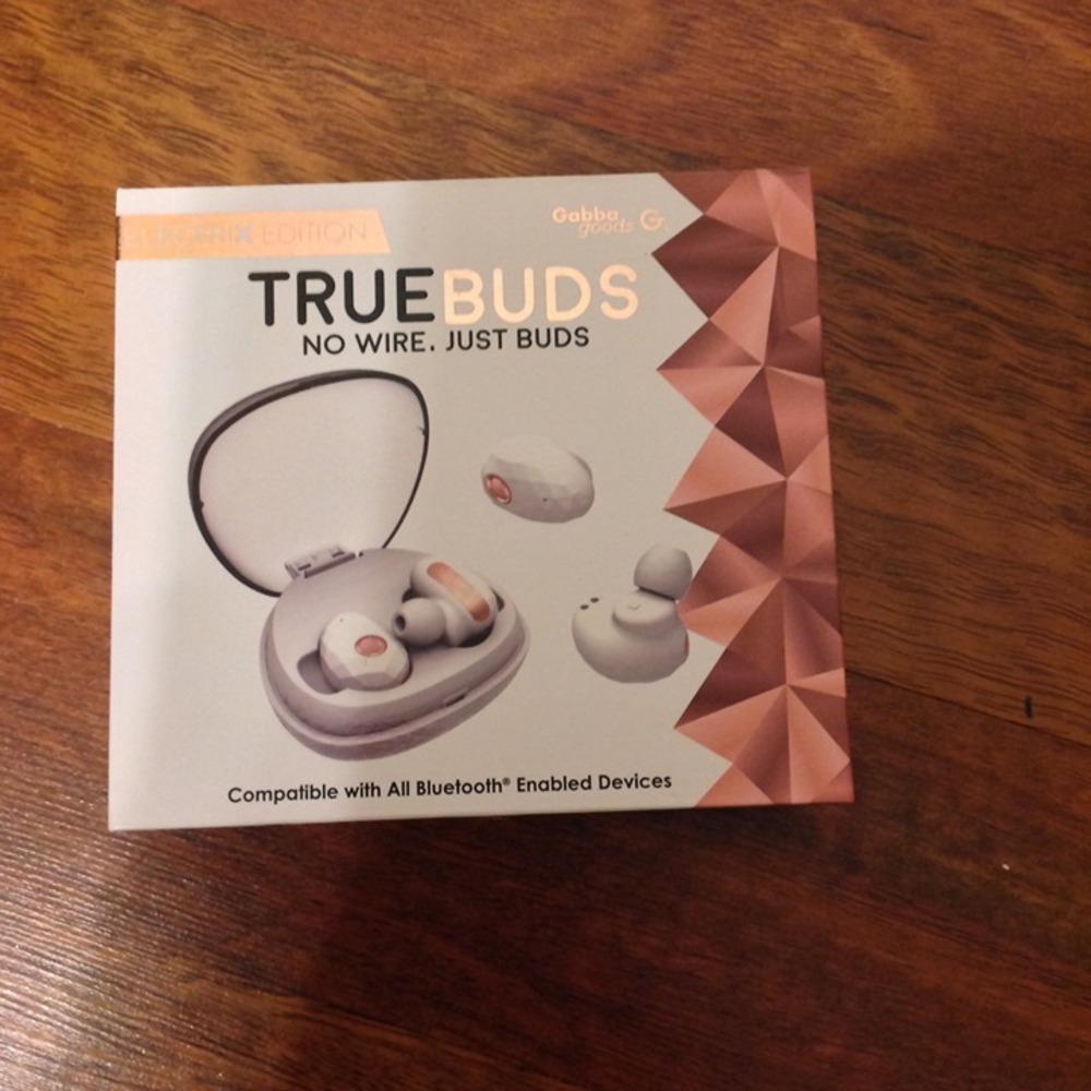 Gabba Goods TrueBuds Wireless Earbuds Electrix Edition Bluetooth 4.2